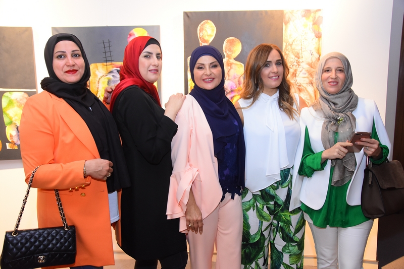 Conflicted Faces Exhibition by Fadwa Hamdan